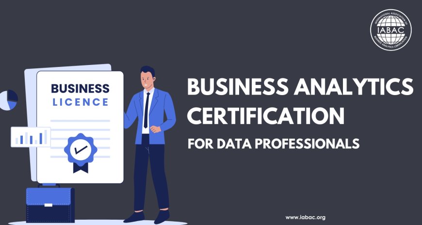 Business Analytics Certification for Data Professionals