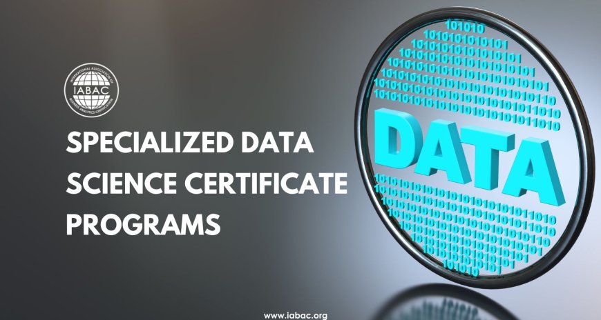 Specialized Data Science Certificate Programs