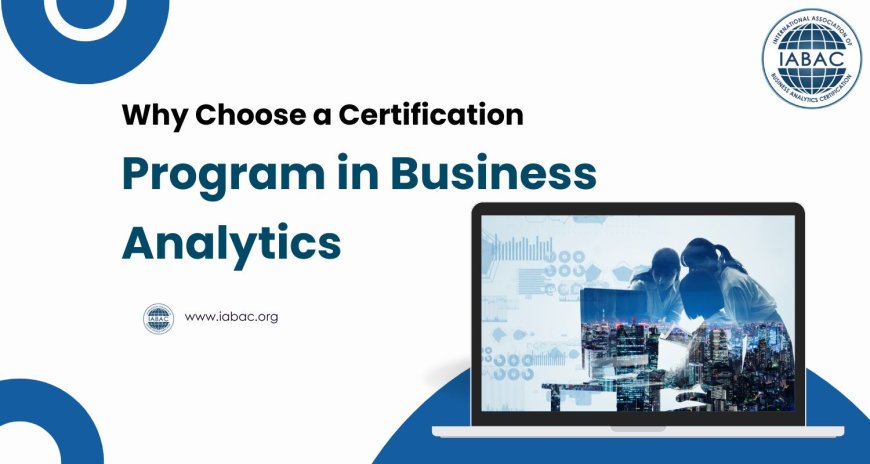 Why Choose a Certification Program in Business Analytics