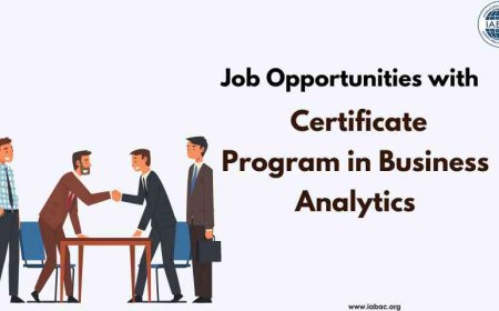 Job Opportunities with Certificate Program in Business Analytics