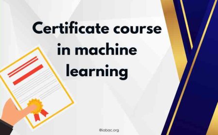 Certificate course in machine learning