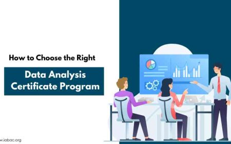 How to Choose the Right Data Analysis Certificate Program