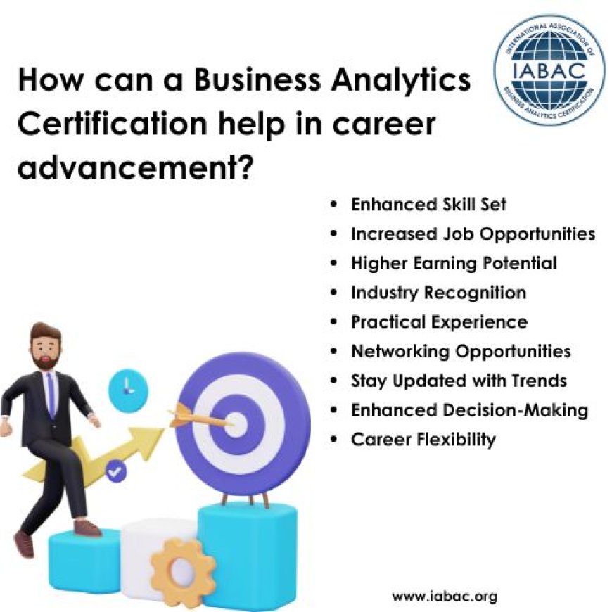 how can a business analytics certification help in career advancemet