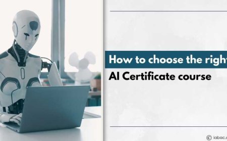 How to choose the right AI Certificate course