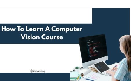 How to learn a computer vision course