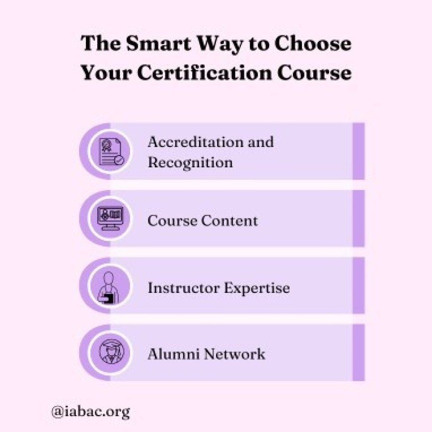 The Smart Way to Choose Your Certification Course
