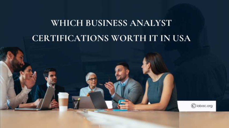 Which Business Analyst Certifications Worth It in USA