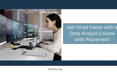 Get Hired Faster with a Data Analyst Course with Placement
