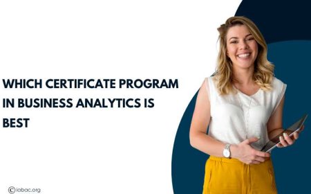 Which Certificate Program in Business Analytics Is Best