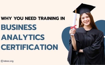 Why You Need Training for Business Analytics Certification