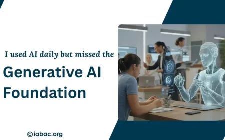 I Used AI Daily but Missed the Generative AI Foundation