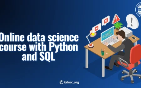 Online data science course with Python and SQL