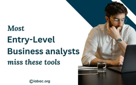 Tools Every Entry-Level Business Analyst Must Know in 2026