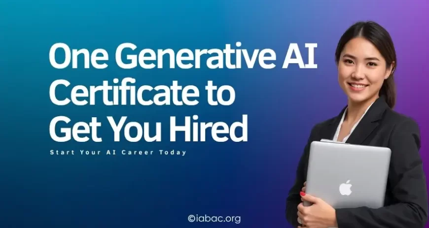 Best Generative AI Certificate to Get a Job in 2026