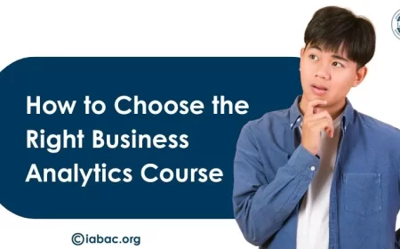 How to Choose the Right Business Analytics Course