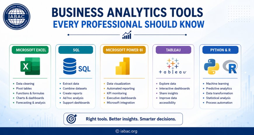 Business Analytics Tools Every Professional Should Know